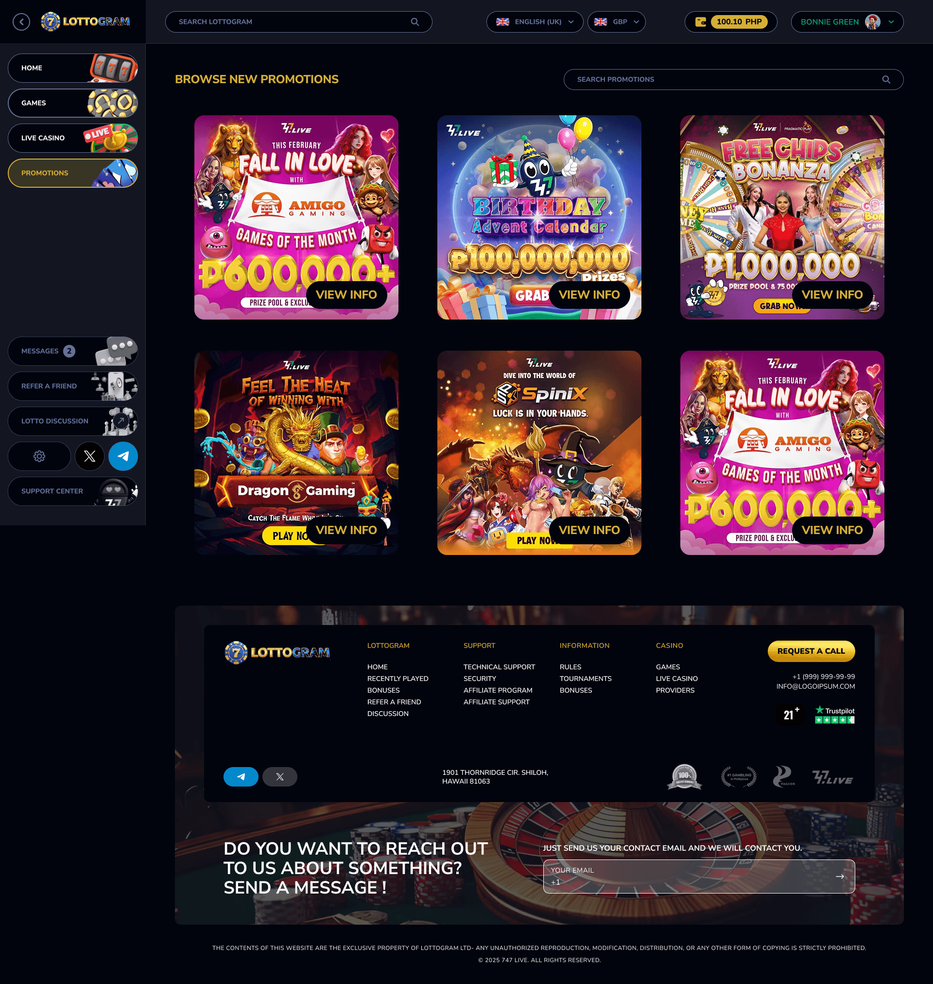 Desktop - Promotions